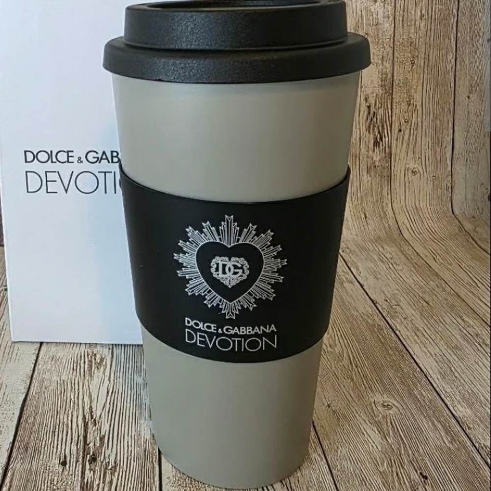 Dolce & Gabbana Devotion Travel Mug - Black and Gray
